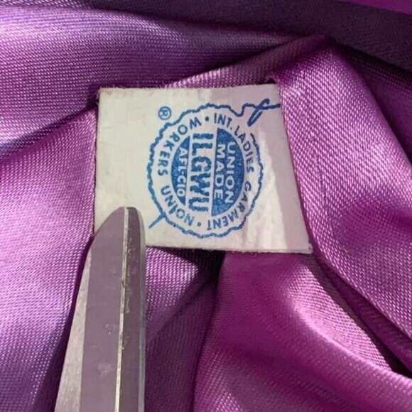 Vintage J’adore by Northfield Wool Car Coat Bright Blue Button Front Union Made - Picture 8 of 11